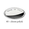 UCHWYT Meblowy 152x24 TONALE Rączka Szafki Szuflady CHROM POŁYSK L-128 mm