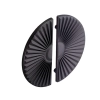 UCHWYT Meblowy 100x50 Półksiężyc Półokrąg Rączka Art Deco CZARNY MAT L-64