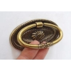UCHWYT Meblowy Kołatka GORGONE Retro Vintage Stare Złoto 64x32
