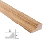 Listwa Drewniana Bukowa Ćwierćwałek 23x13mm 1200mm Meble Dekoracja 0614