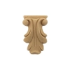 DEKOR 50x30 mm Ornament Ozdobny Liść Akantu Dekoracyjny z Pyłu Drzewnego
