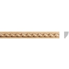 Listwa Rzeźbiona Drewniana Bukowa 12x9mm 1200mm Ozdobna Meble Dekoracja 0009