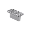 GAŁKA Meblowa 50x25 mm MOSAICO Retro Mozajka Wzorek Antyk CHROM Połysk L-32