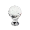 GAŁKA Meblowa Kula 30 mm Szkło Kryształ Murano MOSIĄDZ CHROM Efekt Bąbelki