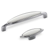 GAŁKA Meblowa Ceramiczna 69x25 Cosmopolitan Rączka Uchwyt Chrom + Biały