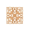 DEKOR 140x140 mm Panel Ażurowy Ornament Ozdobny z Pyłu Drzewnego Rzeźba DIY