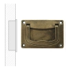 UCHWYT Meblowy Wpuszczany MARINA Retro Vintage Classic Patyna