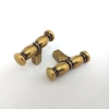 GAŁKA Meblowa 55x15 T-BAR ACCADEMIA Retro Vintage Rączka Uchwyt Stare Złoto