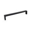 UCHWYT Meblowy 167x16 DEFENCE Relingowy Prosty Minimalizm CZARNY Mat L-160