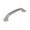 UCHWYT Meblowy 130x25 mm LUGANO Rączka Szafki Klasyczna NIKIEL MAT L-96 mm