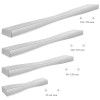 UCHWYT Meblowy LINEA 204x10 Retro Klasyczny Rączka CHROM Połysk L-160 L-192