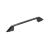 UCHWYT Meblowy 257x18 QUADRA Relingowy Rączka Czarny Mat L-192 L-224 mm