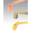 UCHWYT Meblowy 332x7 Relingowy CLIP Designerski Reling MIEDŹ Połysk L-320
