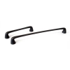 UCHWYT Meblowy 184x35 Relingowy TONDA Rączka CZARNY MATOWY L-160 mm