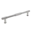 UCHWYT Meblowy 158x11 Relingowy TORUS Designerski CHROM Połysk L-128 mm