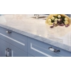 UCHWYT Meblowy DECORA Ceramiczny 146x24 Klasyczny Stara Stal Biały L-128