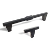 GAŁKA Meblowa 50x9 T-BAR LITTERA Nowoczesny Designerski Uchwyt CZARNY MAT