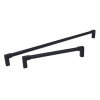 UCHWYT Meblowy 330x10 VITRUVIO Relingowy Designerski Rączka CZARNY L-320 mm