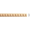 Listwa Drewniana Bukowa Wypukłe Kostki Ćwierćwałek 10x6mm 1200mm 0140