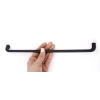 UCHWYT Meblowy 332x7 Relingowy CLIP Designerski Reling CZARNY MAT L-320