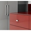 GAŁKA Meblowa 44x18 CALEIDO Rączka Designerski Uchwyt Szafki CHROM Połysk