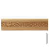 Listwa Drewniana Bukowa Rzeźbiona Woluty 50x7mm 1200mm Dekoracja 0519