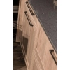 UCHWYT Meblowy 234x14 Relingowy COLIBRI Retro Reling CZARNY MAT L-224