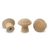 GAŁKA Meblowa fi 30 mm DREWNIANA Rączka MUFA M4 Uchwyt Szafki DREWNO BUK