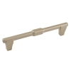 UCHWYT Meblowy 154x11 Relingowy LITTERA Designerski CHAMPAGNE L-128 mm