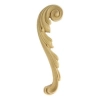 ORNAMENT APLIKACJA Z PYŁU DRZEWNEGO LEWY F560119L