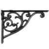 WSPORNIK Półki Uchwyt Podpórka NEOCLASSICO 200x142 mm 50kg PODRAPANE ŻELAZO