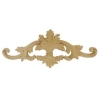 DEKOR 430x175 mm Ornament Ozdobny Dekoracyjny Korona z Pyłu Drzewnego DIY