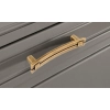 UCHWYT Meblowy MISAKI 120x25 Retro Vintage Klasyczny STARE ZŁOTO L-96 mm