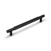 UCHWYT Meblowy ROLLER 235x30 mm Seria Exclusive Czarny Mat L-192 mm