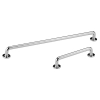 UCHWYT Meblowy 344x24 SIGILLO Designerski Minimalizm CHROM Połysk L-320
