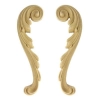 ORNAMENT APLIKACJA Z PYŁU DRZEWNEGO LEWY F560119L