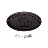UCHWYT Meblowy DECORA Ceramiczny 146x24 Klasyczny Grafit Biały L-128