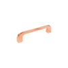 UCHWYT Meblowy 108x7 Relingowy CLIP Designerski Reling MIEDŹ Połysk L-96 mm