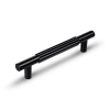 UCHWYT Meblowy ROLLER 170x30 mm Seria Exclusive Czarny Mat L-128 mm