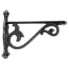 WSPORNIK Półki Uchwyt Podpórka COTTAGE 240x195 mm 70kg EFEKT STALI KUTEJ