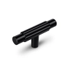 GAŁKA Meblowa 80x16 T-BAR ROLLER Nowoczesny Seria Exclusive CZARNY MAT