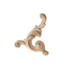 ORNAMENT APLIKACJA Z PYŁU DRZEWNEGO LEWY F560338L