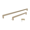 UCHWYT Meblowy 328x12 TRAMA Relingowy Radełkowany Rączka GOLDEN L-320 mm