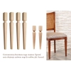 NOGA DREWNIANA DO MEBLI TAPERED F990019