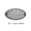 UCHWYT Meblowy 144x8 mm FUSARO Rączka Szafki Retro STARE SREBRO L-96 mm
