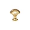 GAŁKA Meblowa 25 mm MOSIĄDZ Antyk Rączka Ciprea Uchwyt Szafki ZŁOTY Połysk