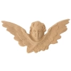 DEKOR 235x110 mm ANIOŁ Ornament Ozdobny Figurka z Pyłu Drzewnego DIY