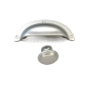 UCHWYT Meblowy MUSZELKA Duża 95x38 Rączka CHROM MAT L-64 mm