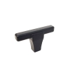 GAŁKA Meblowa 50x9 T-BAR LITTERA Nowoczesny Designerski Uchwyt CZARNY MAT