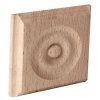 DEKOR Drewniany Rzeźbiony 68x64 mm Ornament Ozdobny Dekoracyjny Drewno BUK